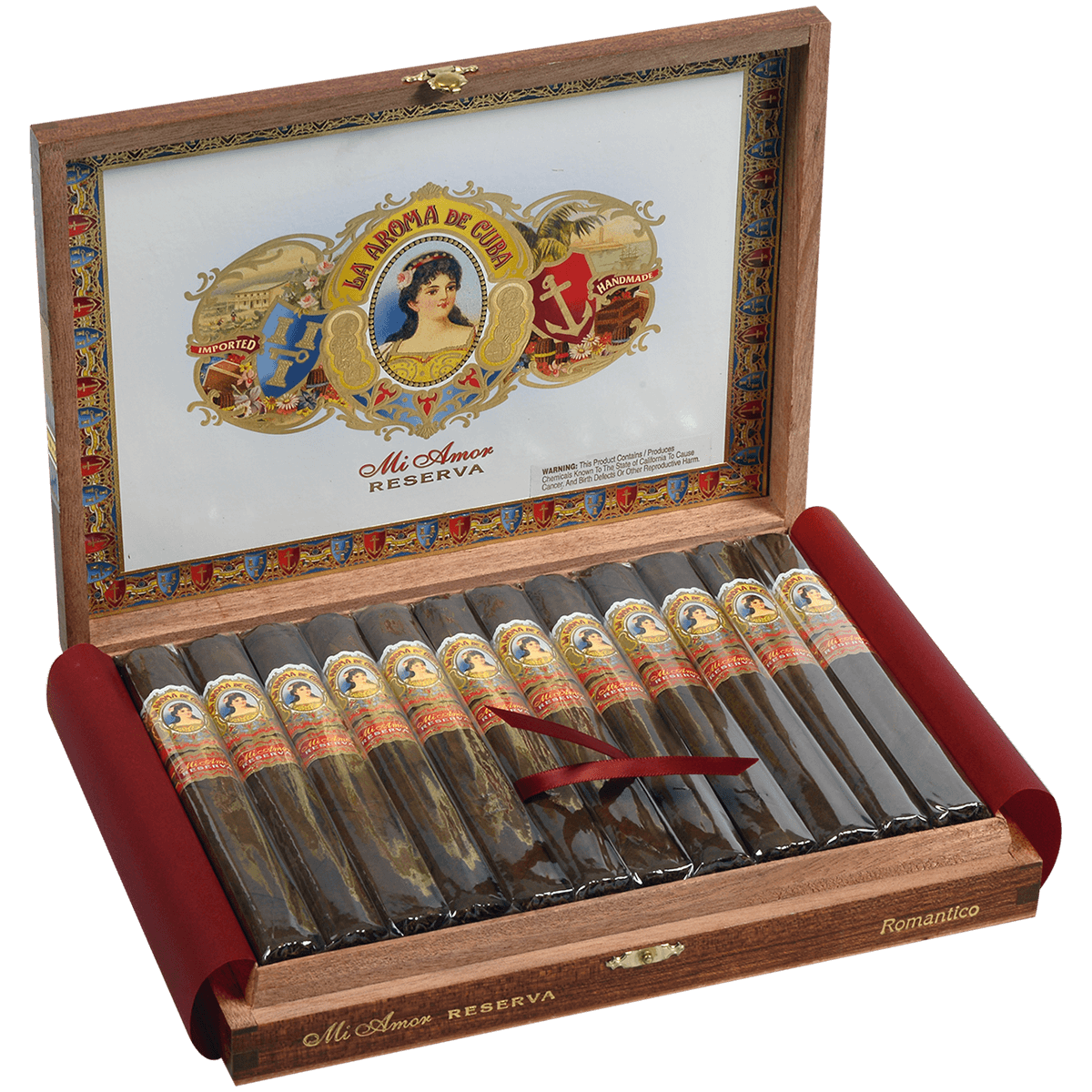 La Aroma De Cuba Mi Amor Reserva Romantico (Churchill) 24 Ct. Box 6.87X50
