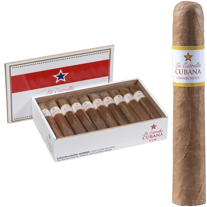 La Estrella Cubana Connecticut Gigante 20 Ct. Box 6.00X60