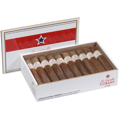 La Estrella Cubana Connecticut Gigante 20 Ct. Box 6.00X60