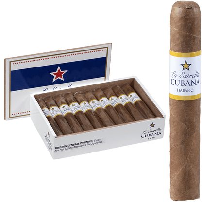 La Estrella Cubana Habano Robusto 20 Ct. Box 5.00X50