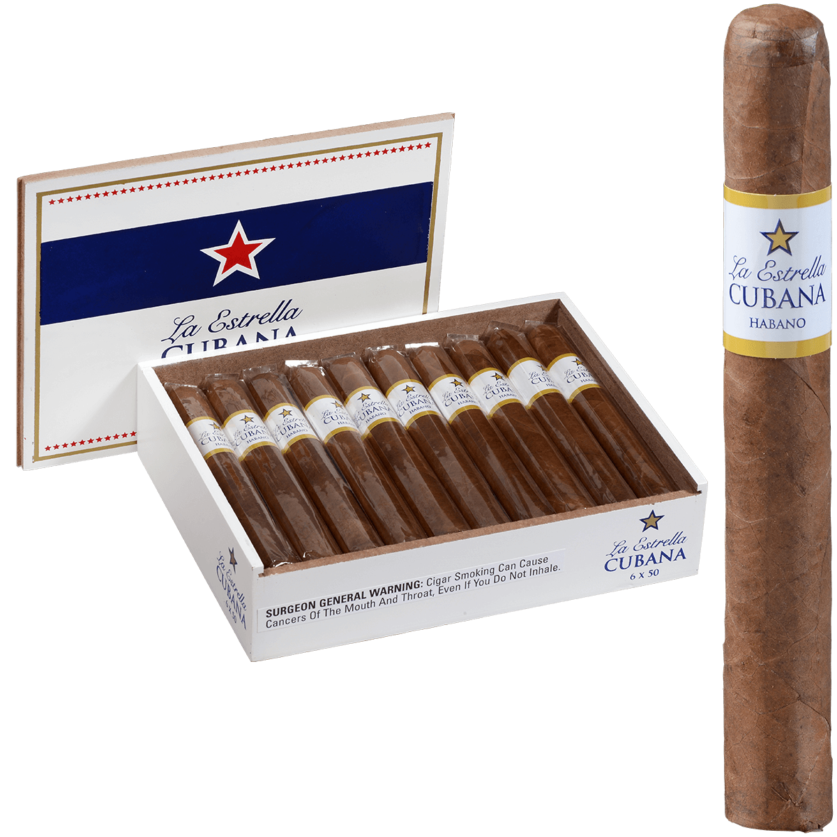 La Estrella Cubana Habano Toro 20 Ct. Box 6.00X50