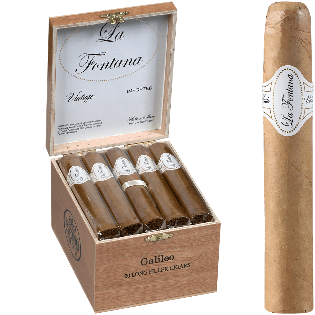 La Fontana Vintage Galileo 20 Ct. Box 5.00X50