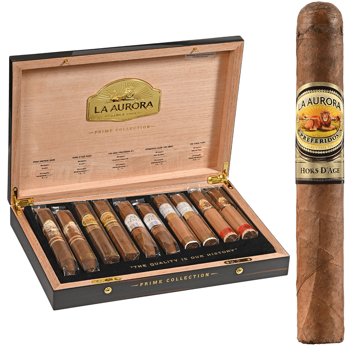 Limited Edition La Aurora Prime Collection 10 Ct. Box