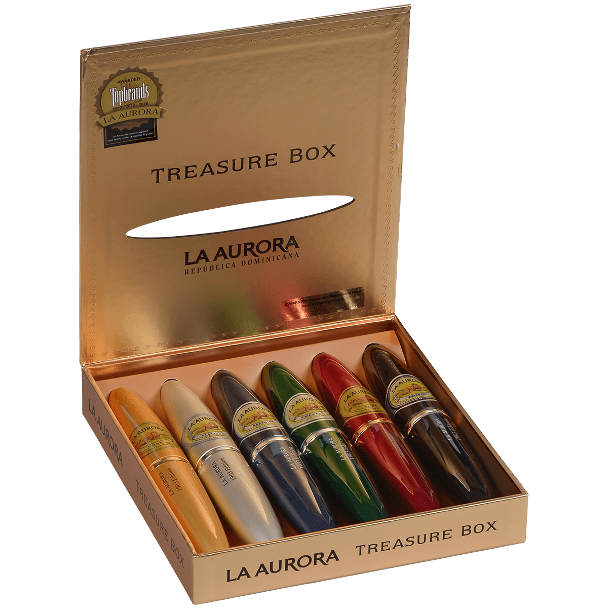 La Aurora Preferidos #2 Tubes Treasure Sampler 6 Ct. Box 5.00X54