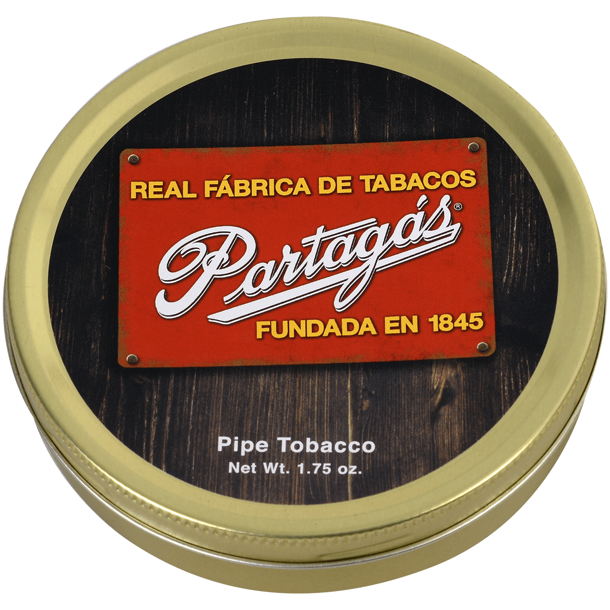 **PARTAGAS PIPE TOBACCO 1.75 OZ. TIN