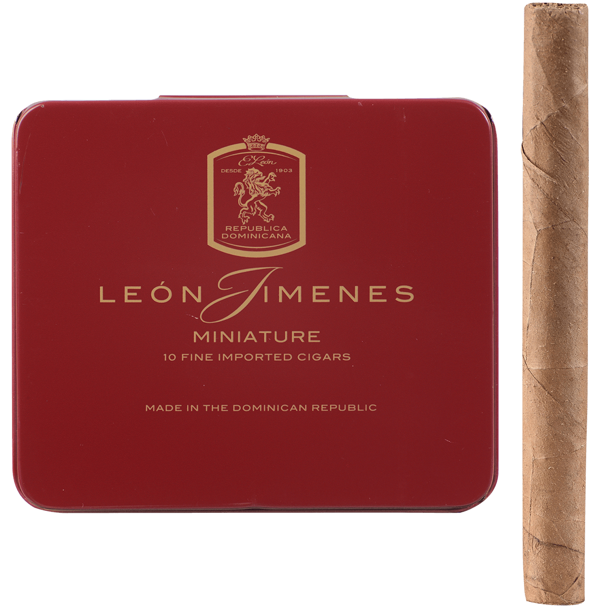 Leon Jimenes Miniature Tin 3.4X22 5/10 Boat Of 5