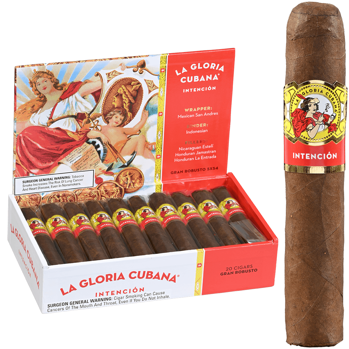 La Gloria Cubana La Intencion Gran Robusto 5X54 20 Ct.