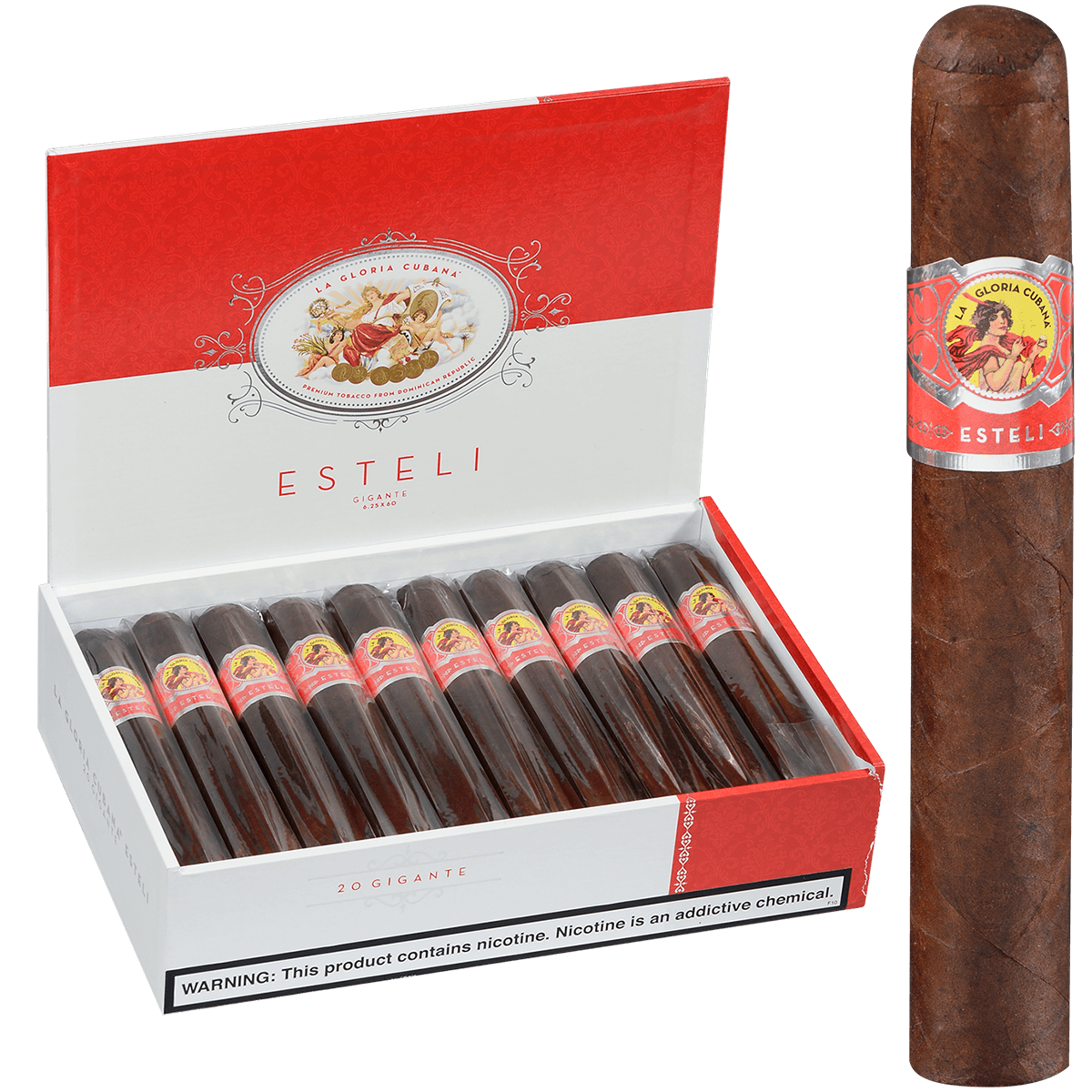 La Gloria Cubana Esteli Gigante 20 Ct. Box 6.25X60