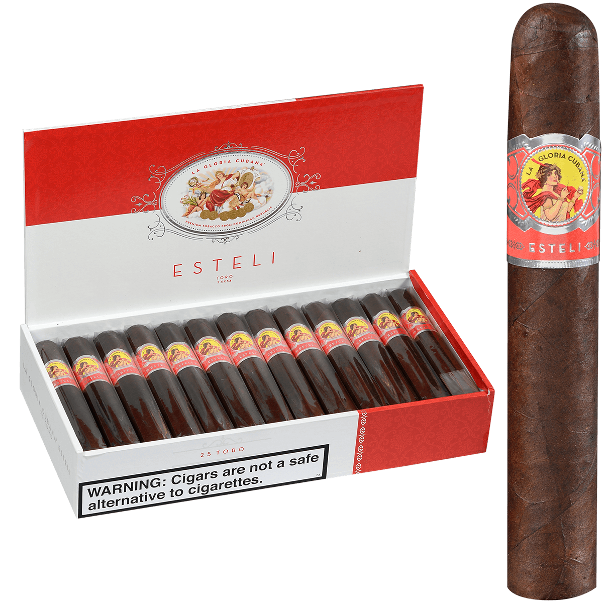 La Gloria Cubana Esteli Toro 25 Ct. Box 5.50X54