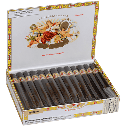 La Gloria Cubana Churchill Maduro 25 Ct. Box 7.00X50