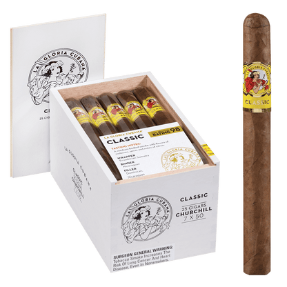 La Gloria Cubana Churchill Natural 25 Ct. Box 7.00X50