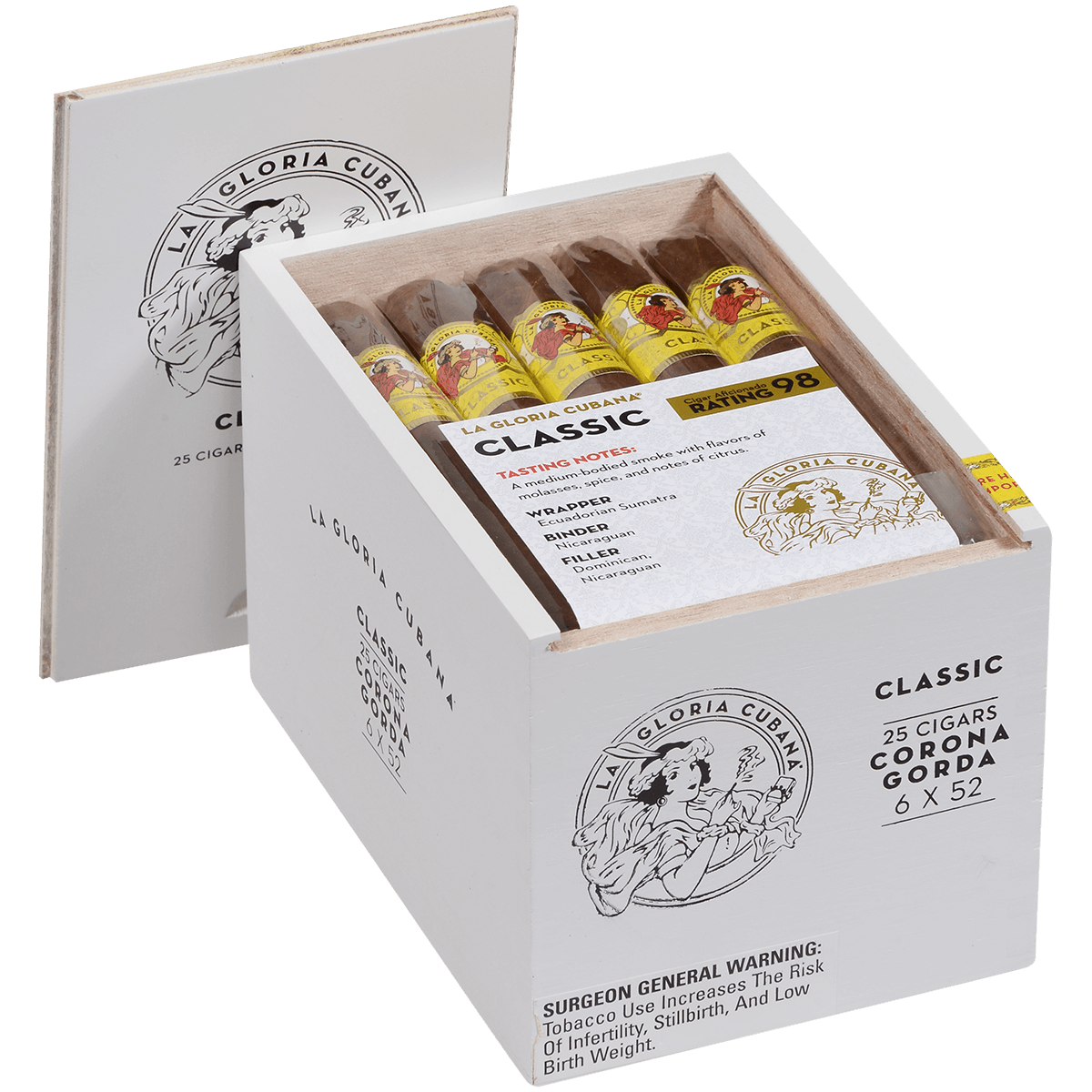 La Gloria Cubana Corona Gorda Natural 25 Ct. Box 6.00X52