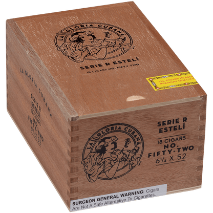 La Gloria Cubana Serie R Esteli No. Fifty-Two 18 Ct. Box 6.00X52