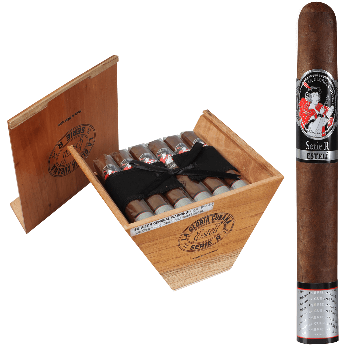 La Gloria Cubana Serie R Esteli No. Sixty 18 Ct. Box 6.00X60