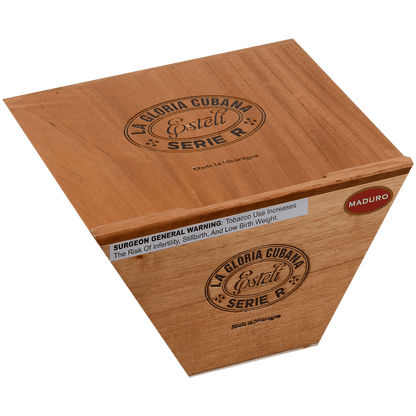 La Gloria Cubana Serie R Esteli Maduro No. Sixty-Four 18 Ct. Box 6.25X64
