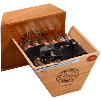 La Gloria Cubana Serie R Esteli Maduro No. Sixty-Four 18 Ct. Box 6.25X64
