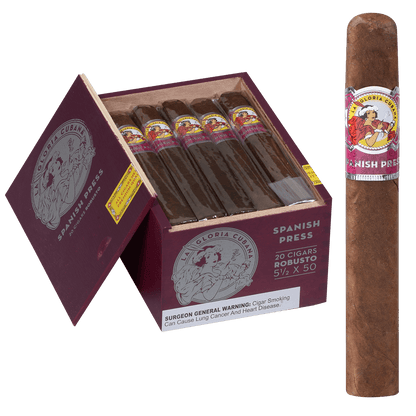La Gloria Cubana Spanish Press Robusto 20 Ct. Box 5.50X50