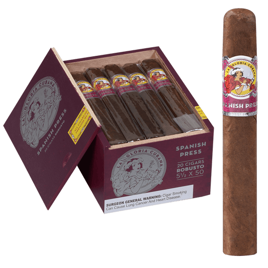 La Gloria Cubana Spanish Press Robusto 20 Ct. Box 5.50X50