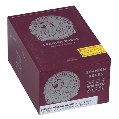 La Gloria Cubana Spanish Press Robusto 20 Ct. Box 5.50X50