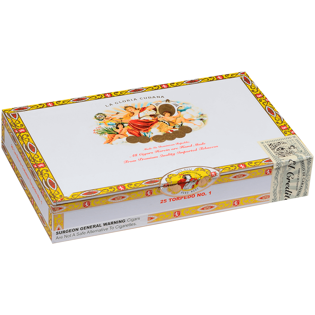 La Gloria Cubana Torpedo #1 Natural 25 Ct. Box 6.50X52