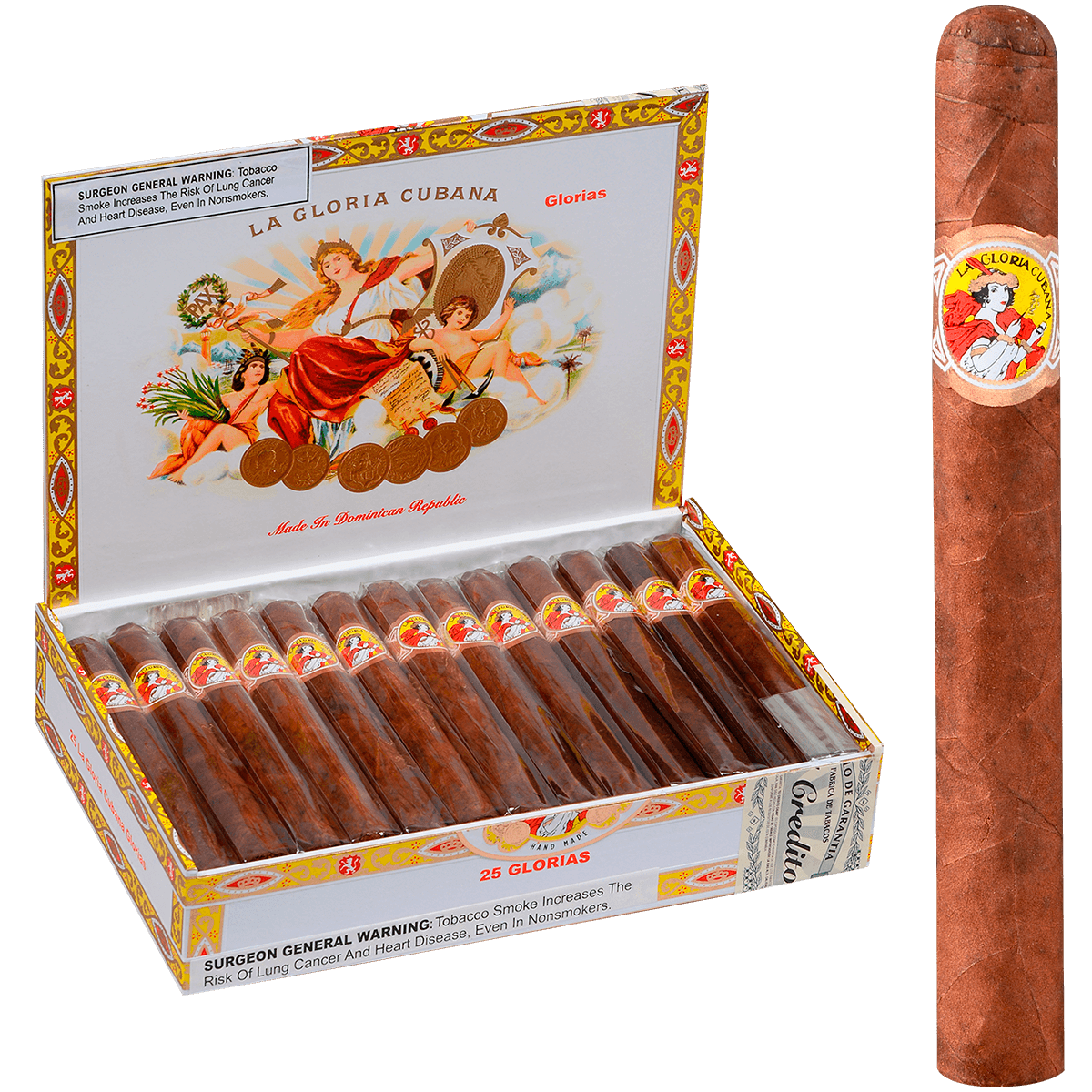 La Gloria Cubana Glorias Natural 25 Ct. Box 5.50X43