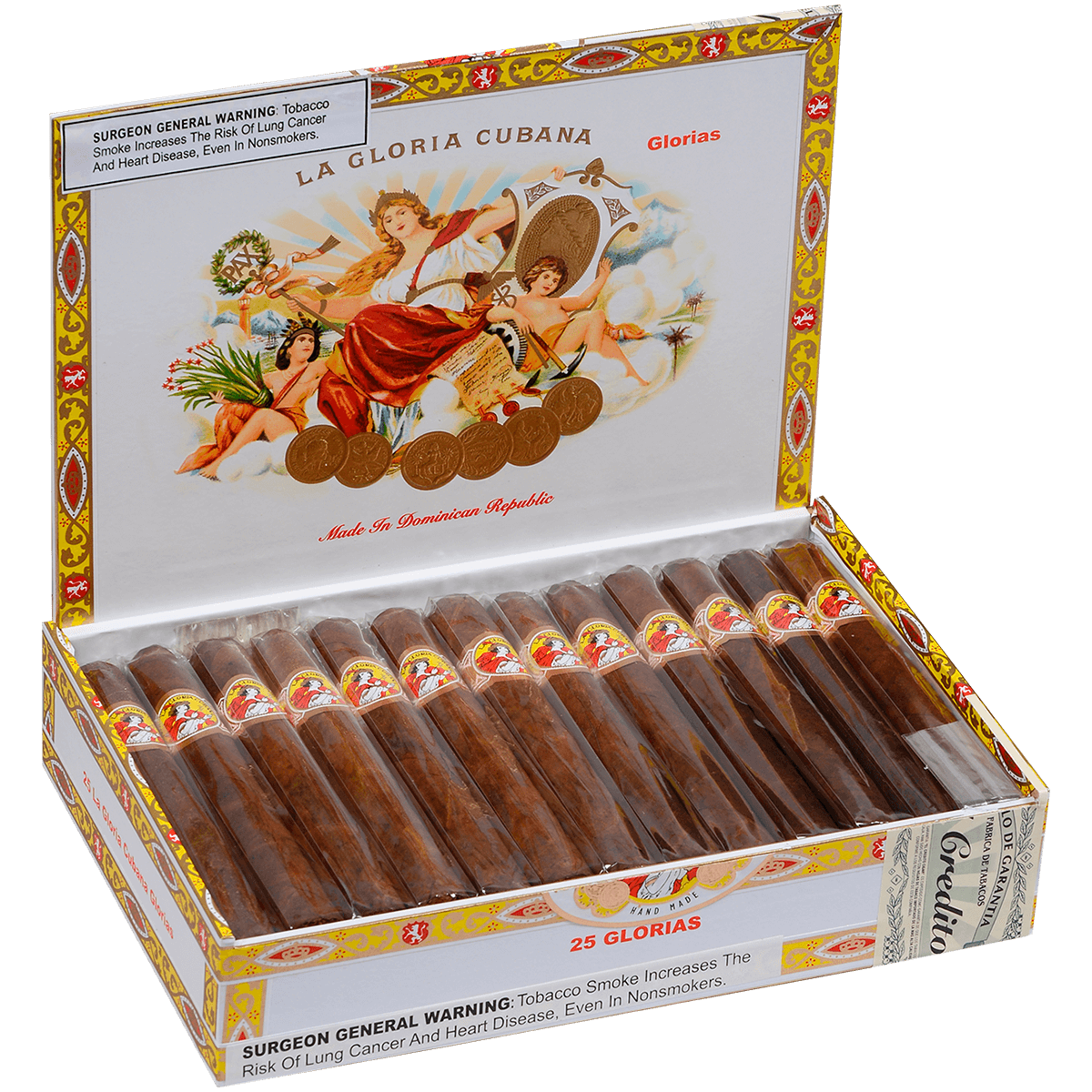 La Gloria Cubana Glorias Natural 25 Ct. Box 5.50X43