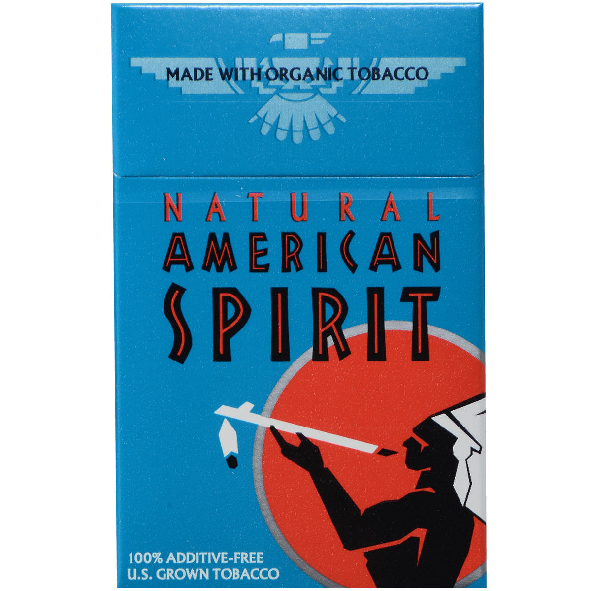 Lip_American Spirit Organic Full-Bodied Taste Turquoise Hard Pack