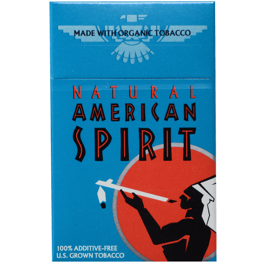 Lip_American Spirit Organic Full-Bodied Taste Turquoise Hard Pack