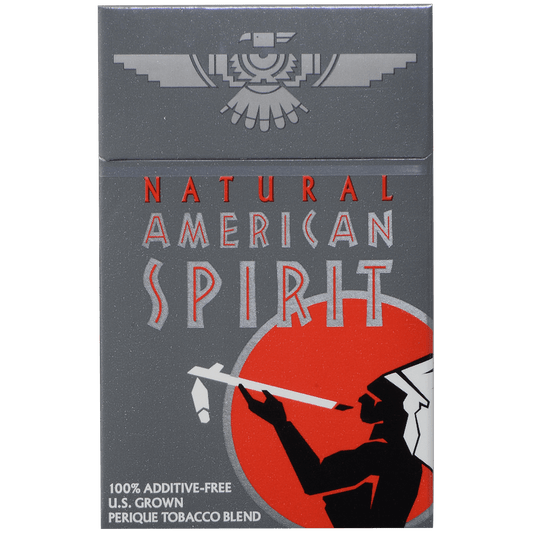 Lip_American Spirit Perique Rich Taste Gray Hard Pack