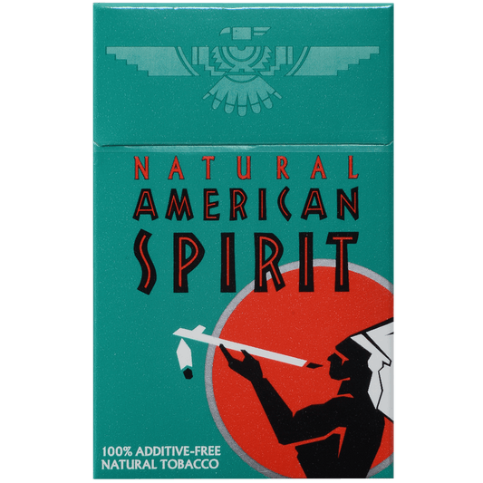 Lip_American Spirit Menthol Full-Bodied Taste Dark Green Hard Pack