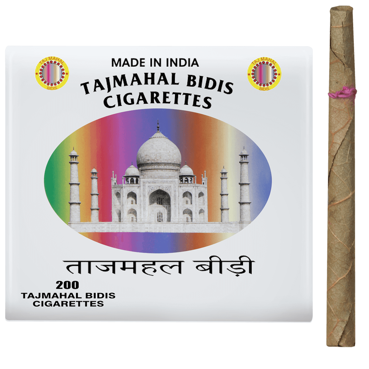 Lip_Tajmahal Regular Bidis 10/20 Packs