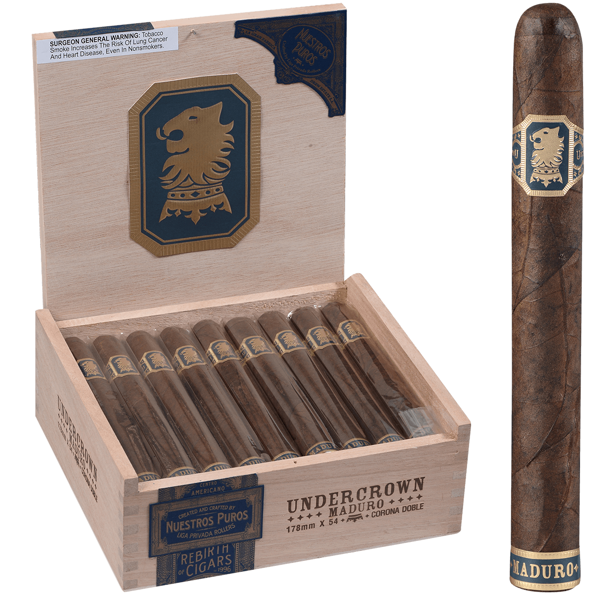 Undercrown Maduro Corona Doble 25 Ct. Box 7.00X54