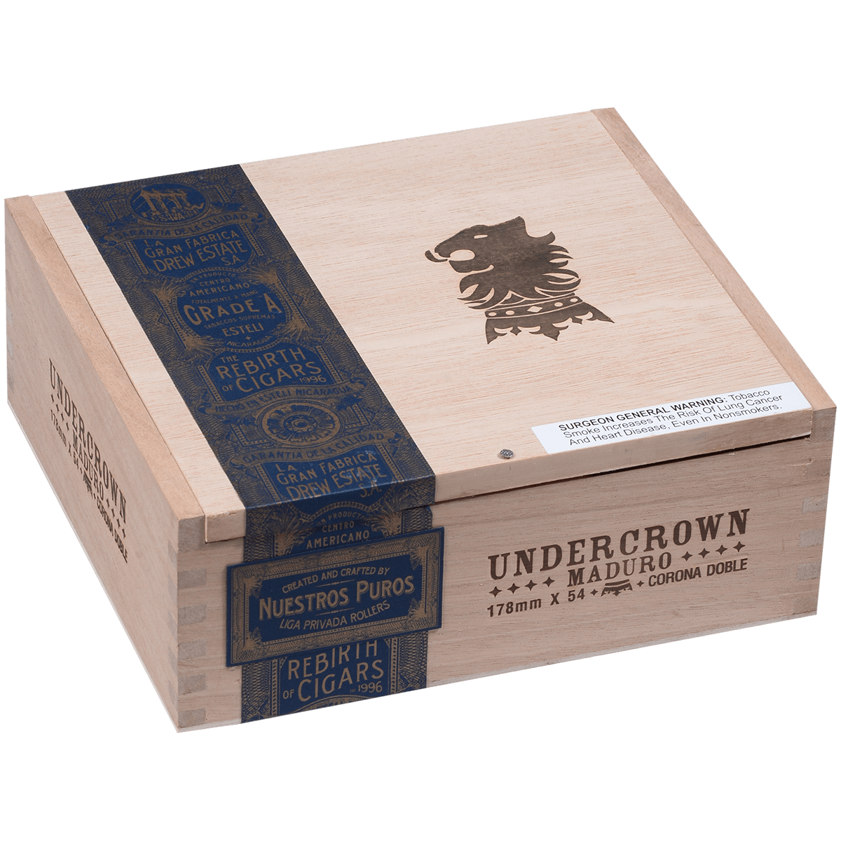 Undercrown Maduro Corona Doble 25 Ct. Box 7.00X54