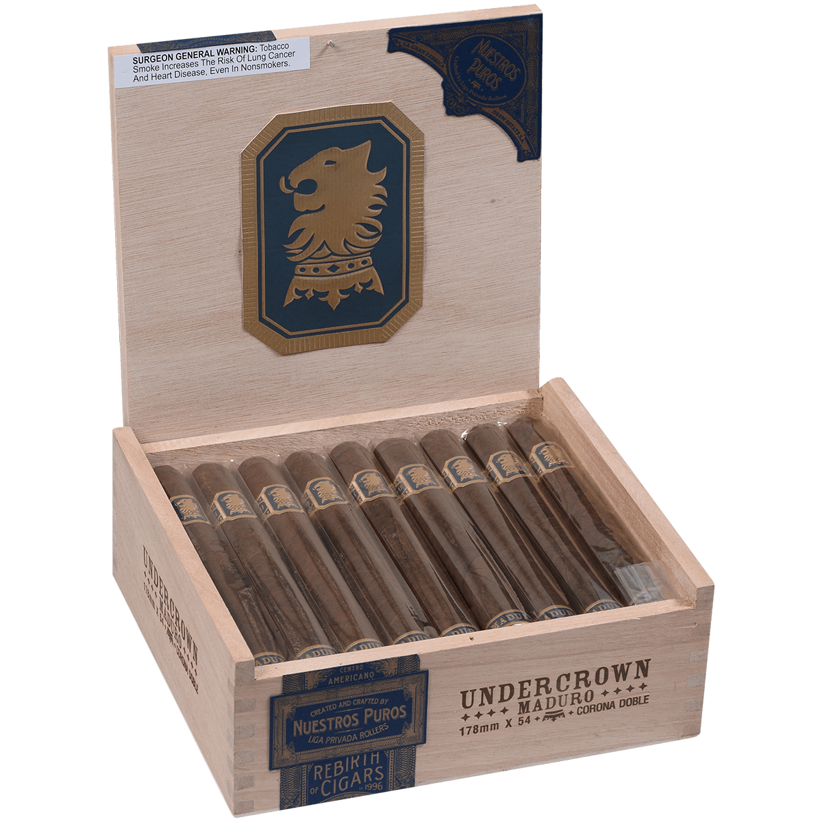 Undercrown Maduro Corona Doble 25 Ct. Box 7.00X54