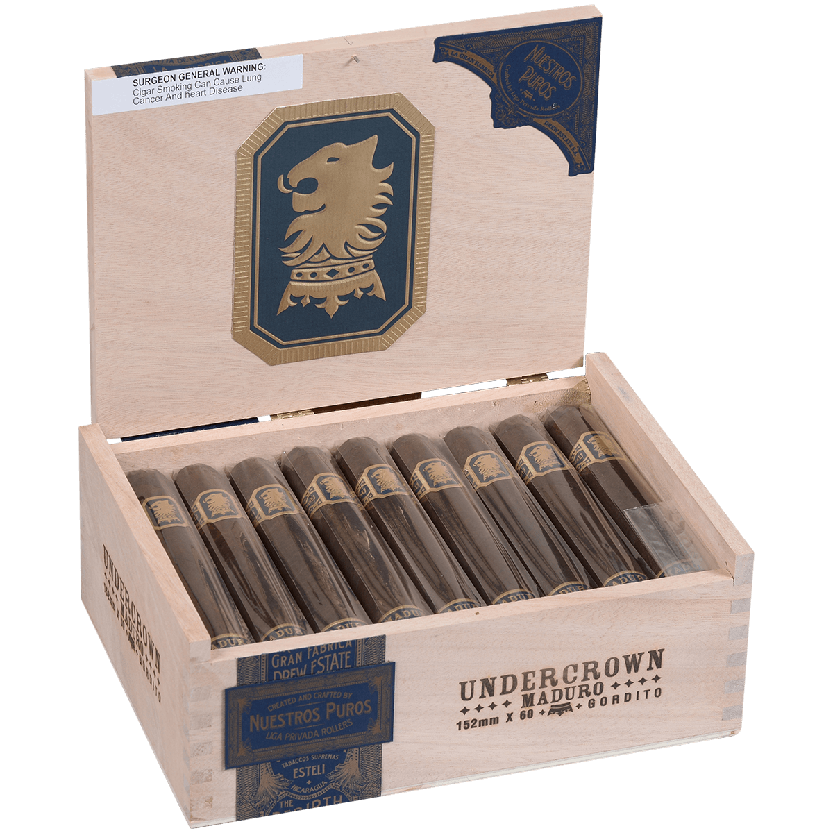 Undercrown Maduro Gordito 25 Ct. Box 6.00X60