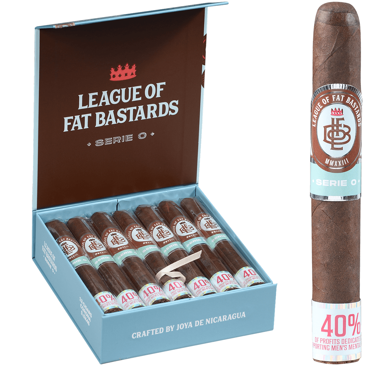 League Of Fat Bastards Serie O Corona 13 Ct. Box 5.5X46
