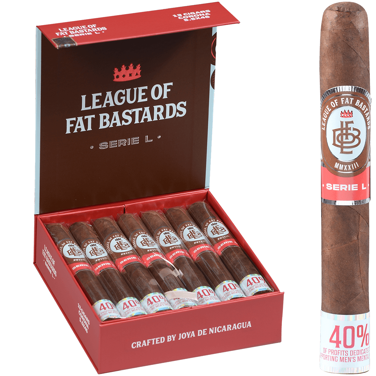 League Of Fat Bastards Serie L Corona 13 Ct. Box 5.5X46