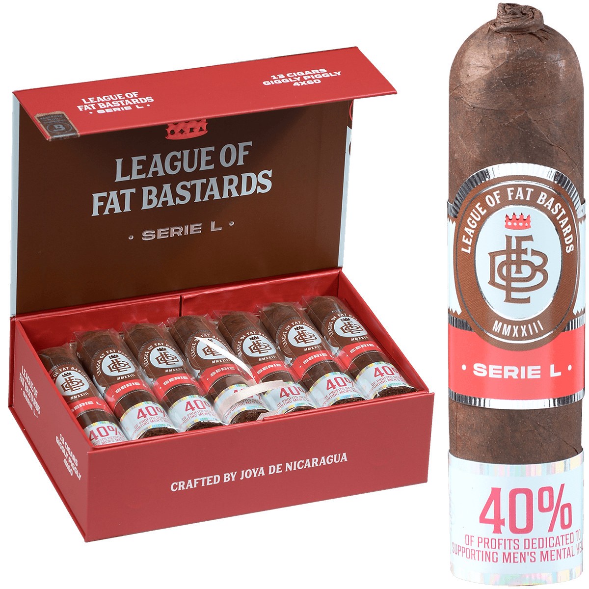 League Of Fat Bastards Serie L Giggly Piggly 13 Ct. Box 4.00X60