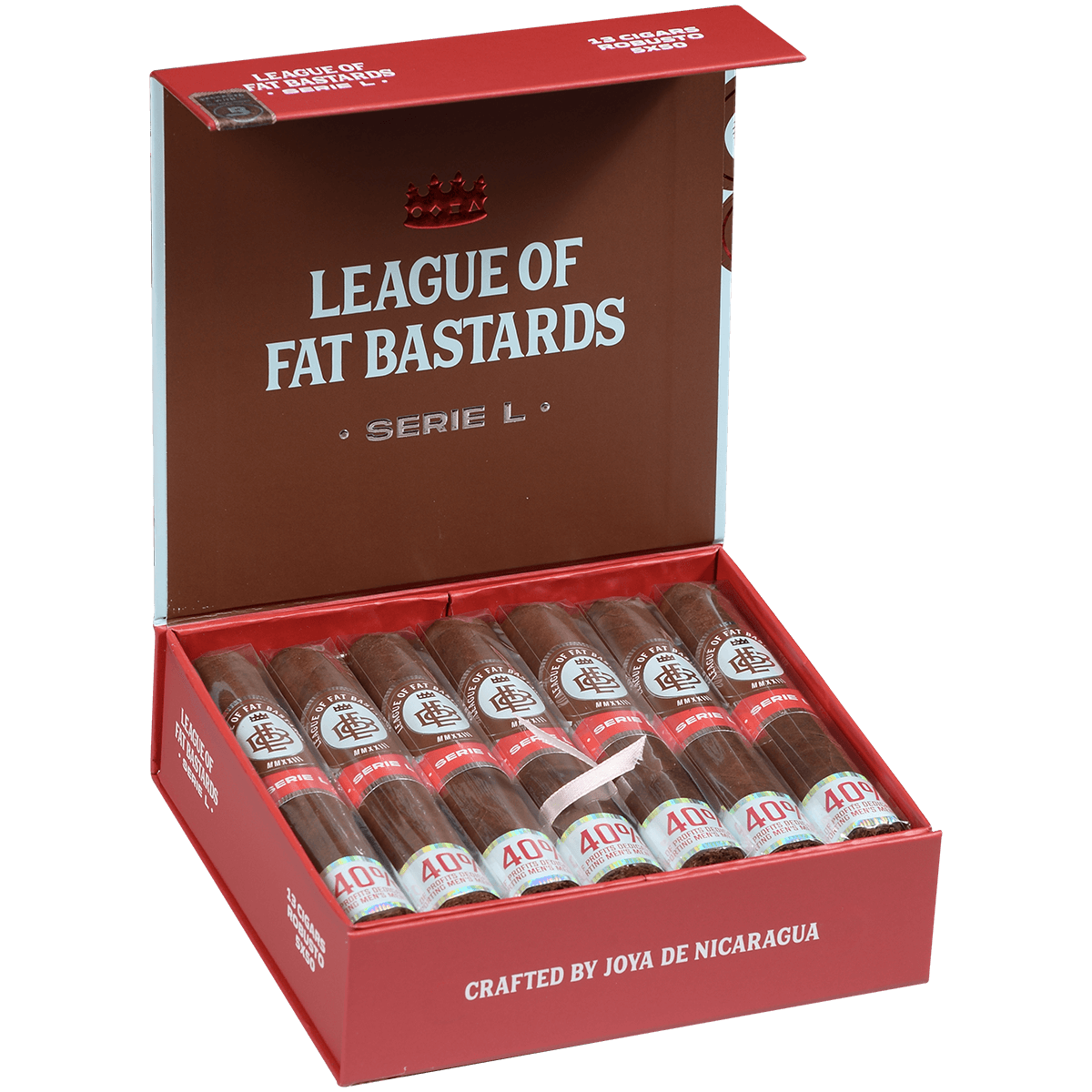 League Of Fat Bastards Serie L Robusto 13 Ct. Box 5.00X50