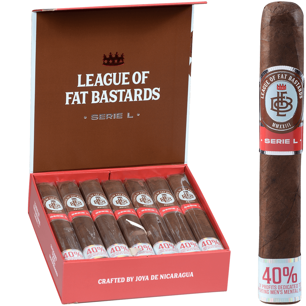 League Of Fat Bastards Serie L Toro 13 Ct. Box 6.00X54