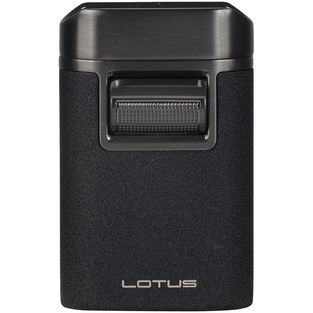 Lighter Lotus Brawn Quad Torch Table Lighter Black Crackle Gunmetal