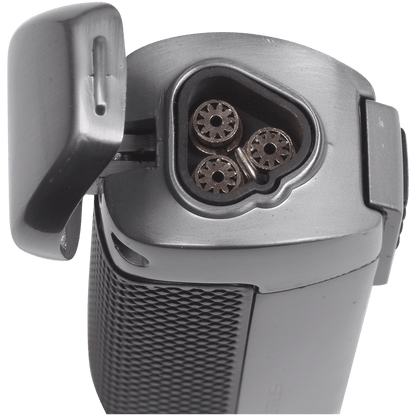 Lighter Lotus Ceo Triple Torch Chrome Black