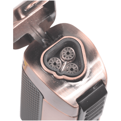 Lighter Lotus Ceo Triple Torch Copper Black