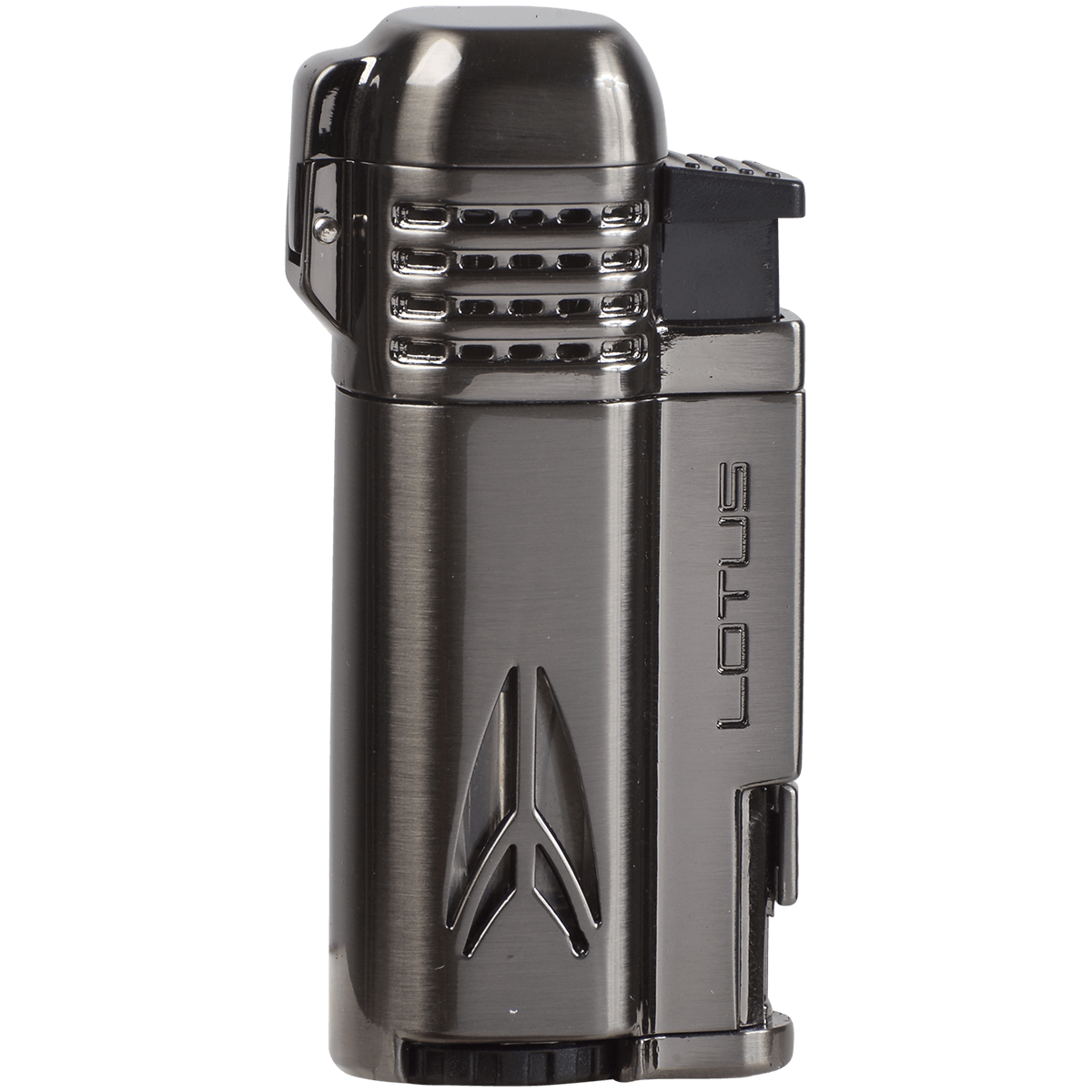 Lighter Lotus Defiant Quad Tinpoint Torch Dark Metal Satin