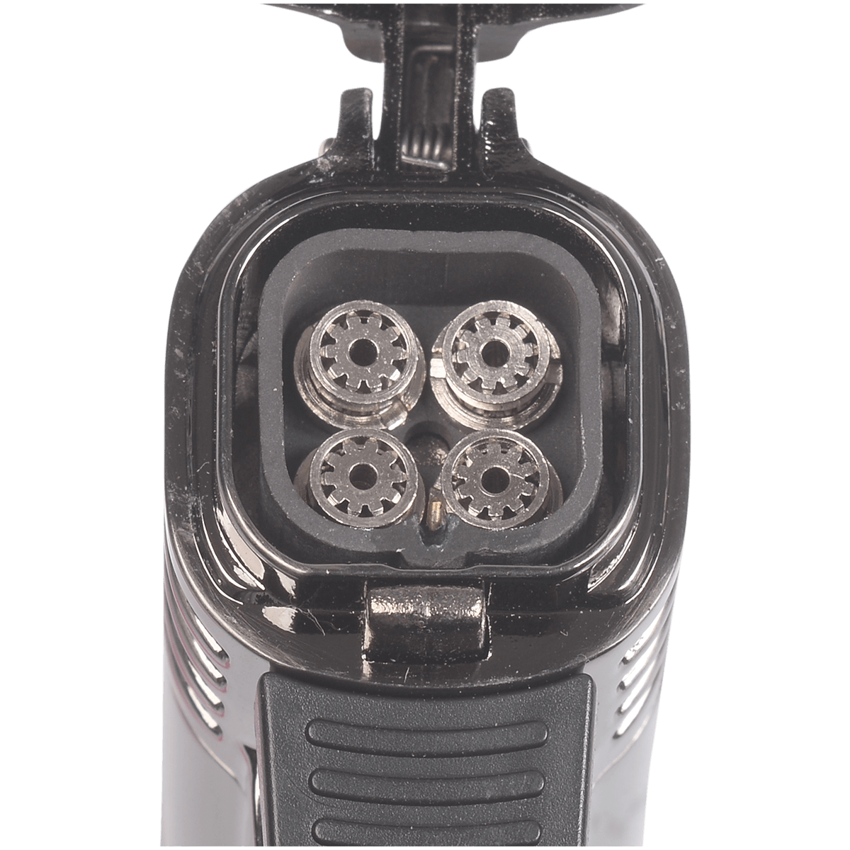 Lighter Lotus Defiant Quad Tinpoint Torch Dark Metal Satin