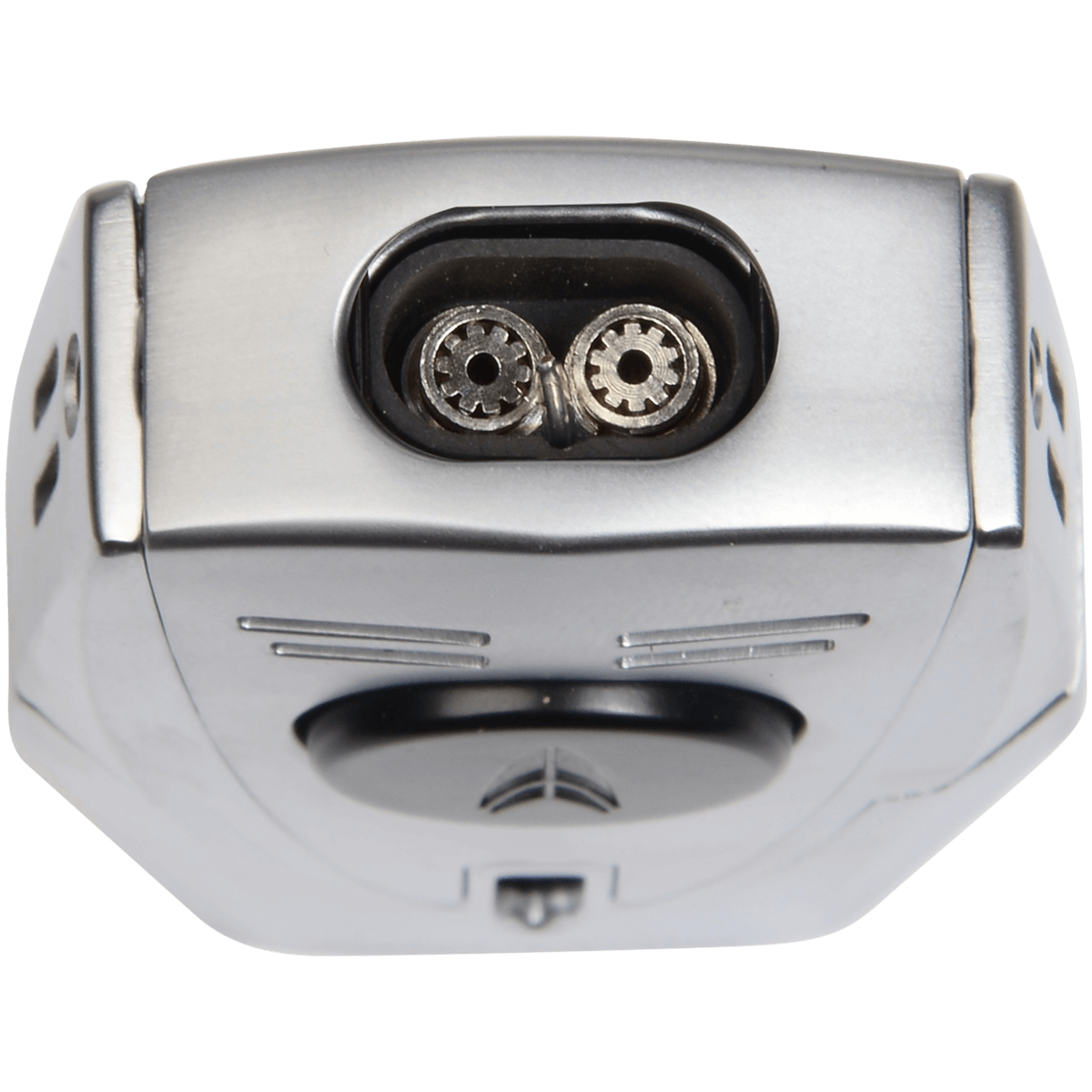 Lighter Lotus Fury Double Pinpoint Torch Chrome Finish