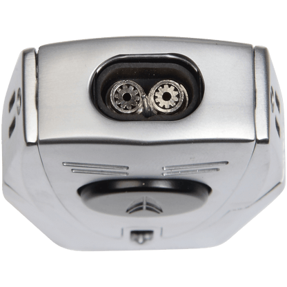 Lighter Lotus Fury Double Pinpoint Torch Chrome Finish