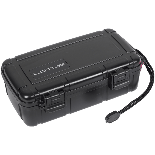 Humidor Lotus 10 Stick Travel Humidor Black