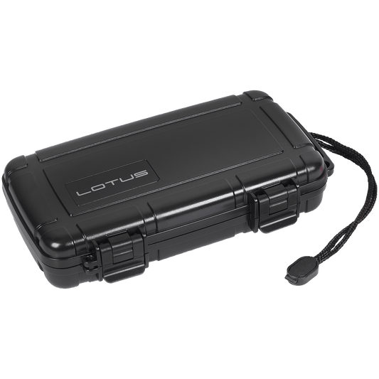 Humidor Lotus 5 Stick Travel Humidor Black