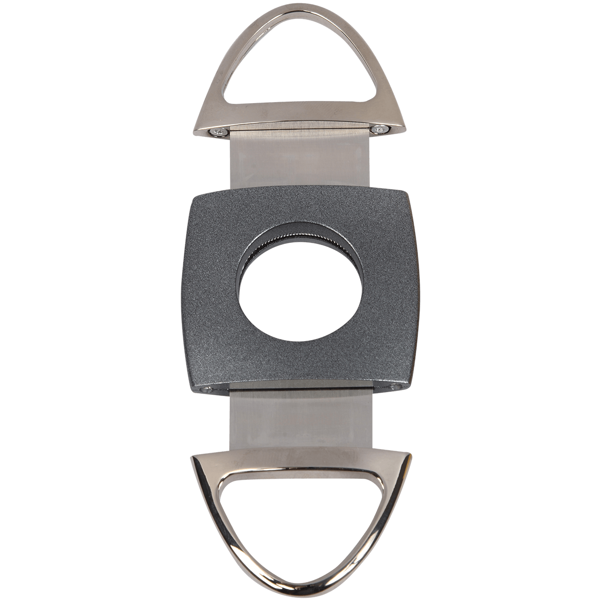 Cigar Cutter Lotus Jaws 58 Ring Gauge Serrated Gray Gunmetal